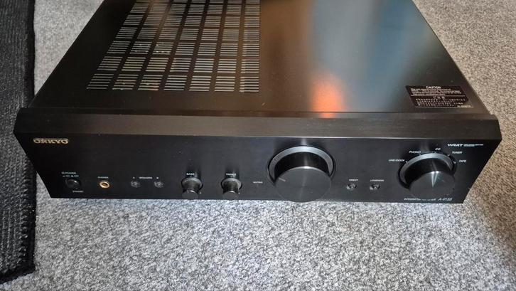 Onkyo A-9155 Geïntegreerde Versterker, Audio, Tv en Foto, Versterkers en Receivers, Gebruikt, Stereo, 60 tot 120 watt, Onkyo, Ophalen of Verzenden