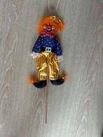 Decoratie carnaval clown op stok, Verzenden, Carnaval