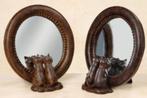 Leuke, originele staande, ronde Spiegel met Katten, Poezen, Ophalen of Verzenden, Nieuw