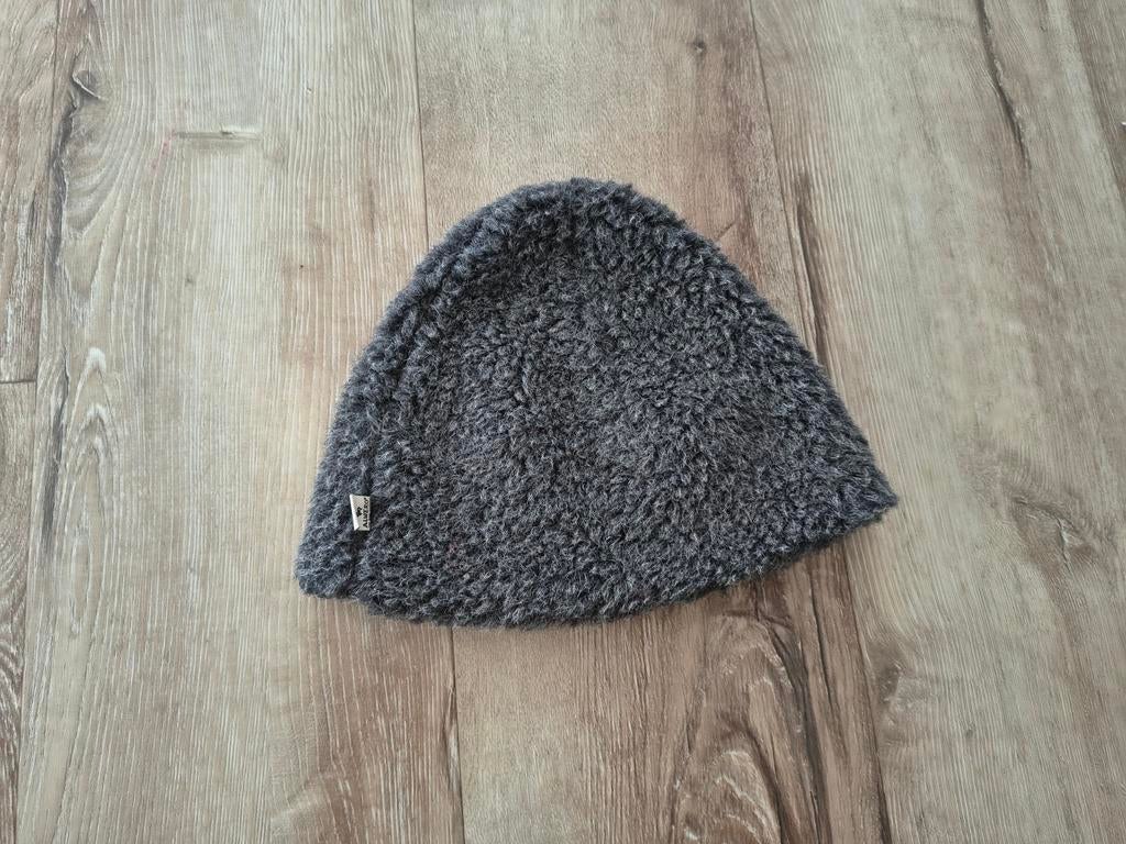 Prachtige grijze wollen muts van Alwero, maat 56-58. ZGAN!, Kleding | Dames, Onb, Maat 46/48 (XL) of groter, Onb, Muts
