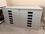 Te koop: IJzeren A1 ladekast – 6 lades, Huis en Inrichting, Kasten | Ladekasten, Ophalen, 100 tot 150 cm, 5 laden of meer, Zo goed als nieuw