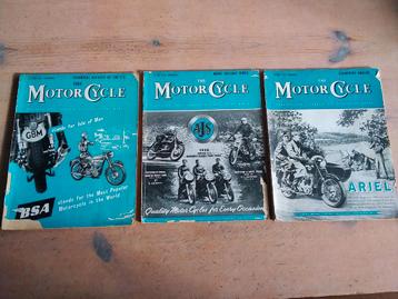 3x The Motor Cycle 1956/1957 beschikbaar voor biedingen