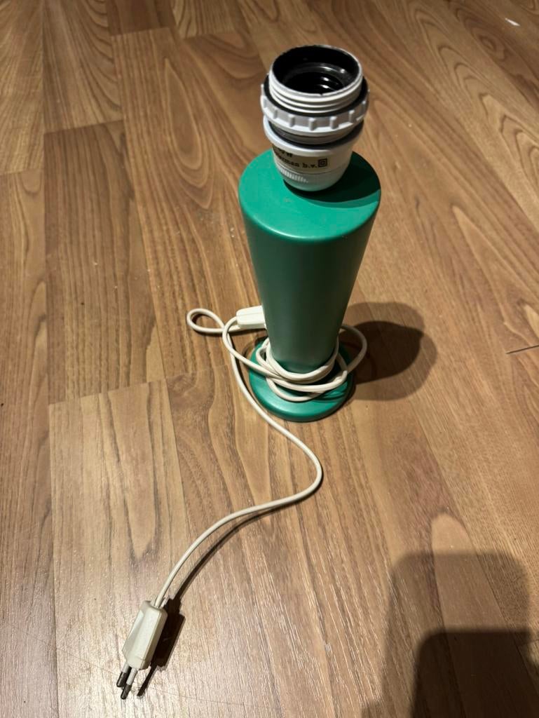 Lampenvoet aardewerk mat groen, Ophalen of Verzenden, Zo goed als nieuw, Minder dan 50 cm