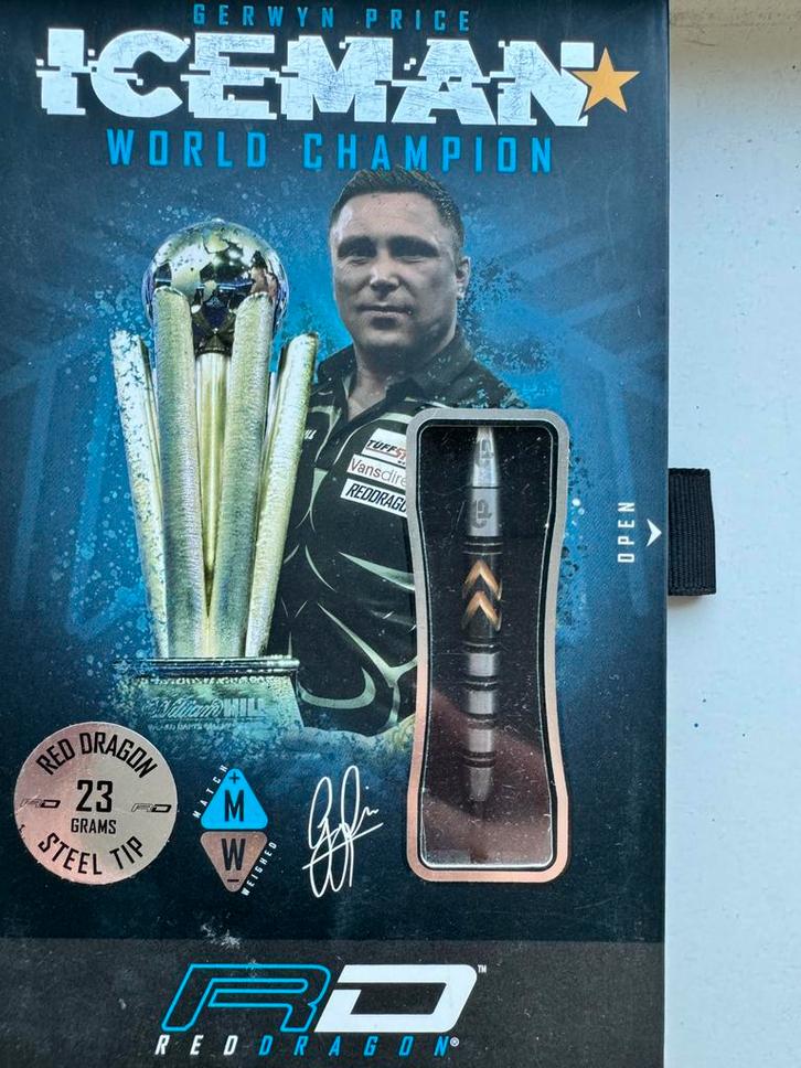 Gerwyn Price Thunder SE, Sport en Fitness, Darts, Zo goed als nieuw, Pijlen, Ophalen of Verzenden