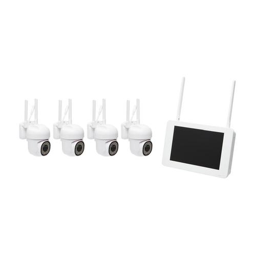 Draadloos Full HD Beveiligingscamera Systeem met 3TB opslag, Audio, Tv en Foto, Videobewaking, Nieuw, Binnencamera, Ophalen