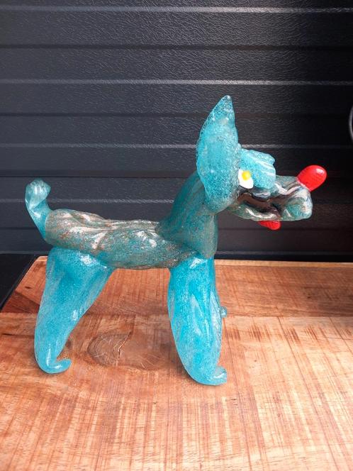 Murano glas hond terriër Italië., Antiek en Kunst, Antiek | Glas en Kristal, Ophalen of Verzenden