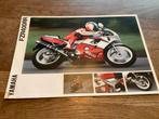 Yamaha FZR400RR Brochure.        (Y2), Motoren, Ophalen of Verzenden, Yamaha