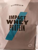 Myprotein white chocolate impact whey protein, Sport en Fitness, Verzenden, Zo goed als nieuw, Poeder of Drank