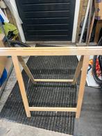 Schraag hout 2x, Doe-het-zelf en Verbouw, Werkbanken, Ophalen of Verzenden, Gebruikt, 70 tot 120 cm, Inklapbaar