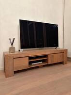 Houten TV-meubel met opbergruimte, Ophalen, 150 tot 200 cm, Eikenhout, Zo goed als nieuw