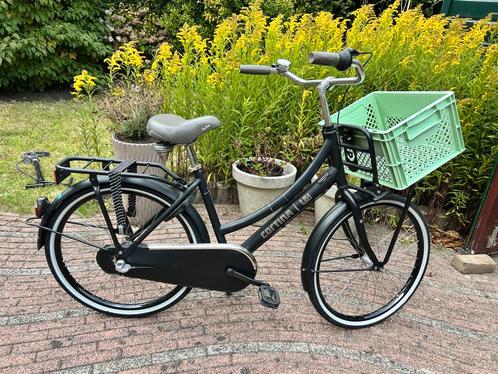 Cortina U4 Meisjesfiets 24 inch met Krat, Fietsen en Brommers, Fietsen | Dames | Damesfietsen, Gebruikt, Overige merken, Versnellingen
