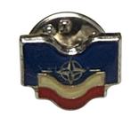 NATO Nederland Pin, Ophalen, Gebruikt, Stad of Land, Speldje of Pin