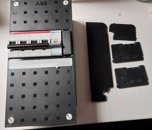 Groepenkast ABB incl ABB 3P+N16A / Hager 1P+N20SAC 4,5kA, Doe-het-zelf en Verbouw, Elektra en Kabels, Zo goed als nieuw, Overige typen