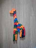 Houten Alfabet en Cijfers Puzzel giraf, Kinderen en Baby's, Speelgoed | Kinderpuzzels, Ophalen of Verzenden, 10 tot 50 stukjes