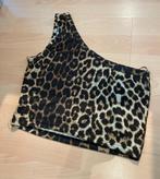 Panter print top, Maat 38/40 (M), Bruin, Ophalen of Verzenden, Zo goed als nieuw