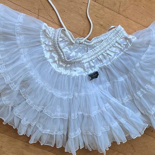 Onderrok Chiffon, Tule, Tutu Stijl, Bridal, Kleding | Dames, Trouwkleding en Trouwaccessoires, Gedragen, Accessoires, Wit, Ophalen of Verzenden