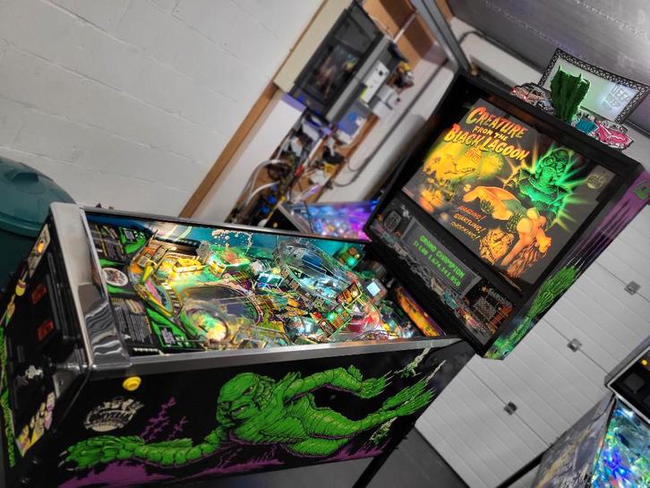 Creature of the Black Lagoon vol extra's color dmd pinsound, Verzamelen, Automaten | Flipperkasten, Gebruikt, Dot-matrix, Flipperkast