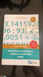 E. Kloet - Werkboek kennisbasis rekenen-wiskunde PABO, E. Kloet; N. Wolzak; R. Moraal; Erasmus Education, Ophalen of Verzenden