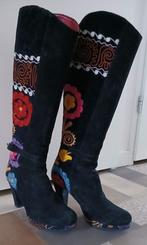 Laarzen maat 40, Hoge laarzen, Zwart, Ophalen of Verzenden, Zo goed als nieuw