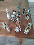 Verzameling porseleinen beeldjes. 10 beeldjes porselein, Ophalen of Verzenden, Zo goed als nieuw