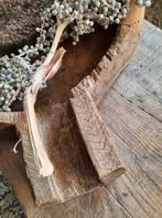 unieke XXL houten trog troggen bak schaal oud sober stoer, Ophalen, Nieuw
