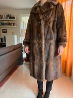 Prachtige nerts bontmantel met bij passend hoedje, Ophalen, Bruin, Maat 42/44 (L), Onbekend