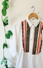 Vintage Firenze folklore blouse/tuniek M/L, Kleding | Dames, Blouses en Tunieken, Firenze, Ophalen of Verzenden, Zo goed als nieuw