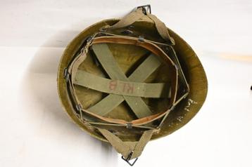 front seam M1 helm met para liner amerika vietnam  beschikbaar voor biedingen