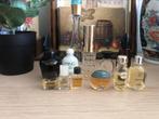 Verzameling mini vintage parfum flesjes, Verzamelen, Ophalen of Verzenden, Gebruikt, Miniatuur, Gevuld