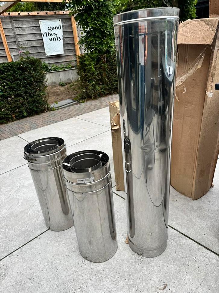 Rookkanaal / afvoerpijp dubbelwandig RWS ThermoVent, Huis en Inrichting, Kachels, Nieuw, Gaskachel, Gas, Ophalen