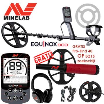 DETECTOR PLAZA Minelab Equinox 900 met GRATIS PF40 of EQ15 ! beschikbaar voor biedingen
