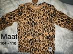 Mini Rodini Leopard Longsleeve Nieuw Maat 104 110, Ophalen of Verzenden, Nieuw, Jongen of Meisje
