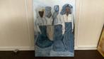 Arabische dames, Ophalen, Acrylverf