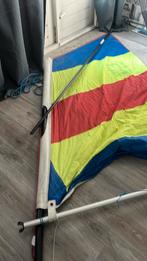Mast en zeil voor optimist., Ophalen of Verzenden, Gebruikt, Minder dan 15 m²