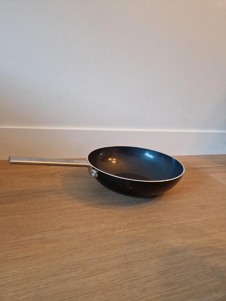 GreenPan Wokpan - Perfect voor Roerbakgerechten!, Huis en Inrichting, Keuken | Potten en Pannen, Gebruikt, Wok, Aluminium, Inductieplaat