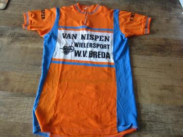 Wielertrui Johan van Baal, Van Nispen wielersport W.V Breda beschikbaar voor biedingen