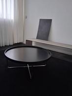 Design Lounge Tafel Zwart/Chroom doorsnee 90cm x hoogte 36cm, Huis en Inrichting, Ophalen, Zo goed als nieuw
