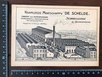Oude Reclame plaat De Schelde beschikbaar voor biedingen