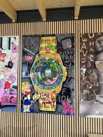 Eric kuster plexiglas glazen spiegel nieuw xl 100/150 cm, Nieuw, 125 cm of meer, Ophalen of Verzenden, Schilderij