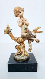 Vintage Italiaans beeldje van een mythische Sater / Satyr., Ophalen of Verzenden, Gebruikt, Dier
