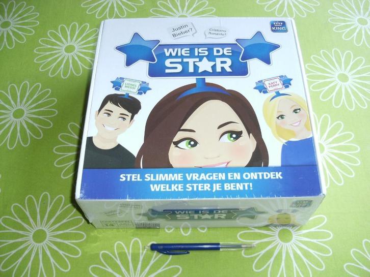 Nieuw in seal: Wie is de ster? Een hilarisch spel, Hobby en Vrije tijd, Gezelschapsspellen | Overige, Nieuw, Een of twee spelers
