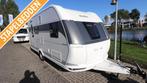 Hobby De Luxe 490 KMF Model 2025 | 1750Kg | 542, Caravans en Kamperen, Dwars-stapelbed, Hobby, Bedrijf, Treinzit