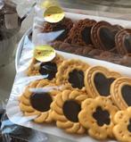 Brocante nep, sier koekjes met in het midden ‘chocolade’, Huis en Inrichting, Woonaccessoires | Overige, Ophalen, Nieuw