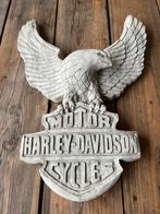 Decoratief BORD Beton Harley-Davidson met iconische Adelaar, Huis en Inrichting, Woonaccessoires | Wanddecoraties, Ophalen, Zo goed als nieuw