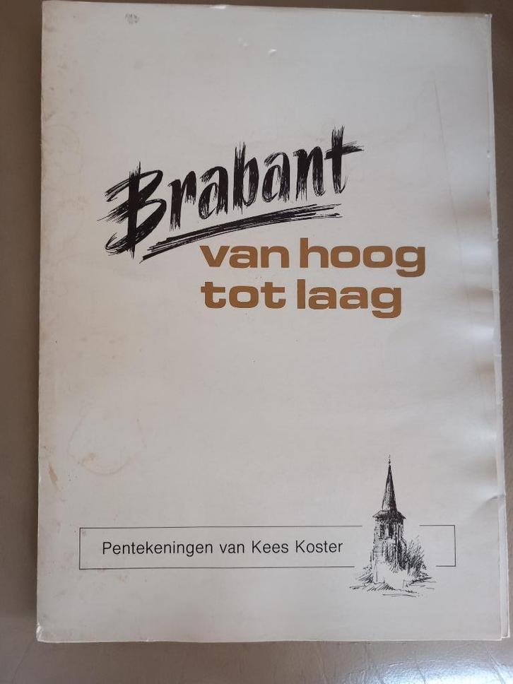 Prenten Kees Koster Bladel De Beerze, Acht Zaligheden Strijp, Verzamelen, Foto's en Prenten, Gebruikt, Overige onderwerpen, Voor 1940