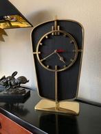 ART DECO DESK CLOCK GOLD versie Authentic Models Collection, Ophalen of Verzenden, Nieuw, Analoog, Staande klok