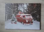 kerst schilderij met lampje vw volkwagen t2 look, Ophalen, Nieuw