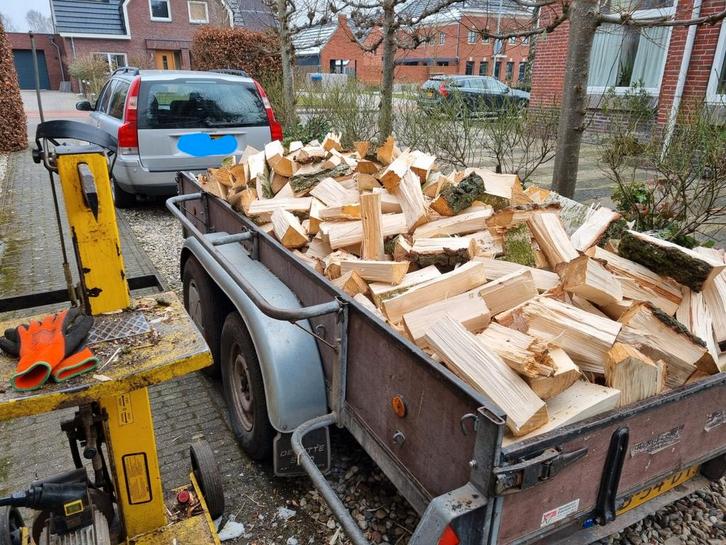 Essen brandhout, versgekloofd - GRATIS bezorging Groningen, Tuin en Terras, Haardhout, Minder dan 3 m³, Verzenden