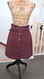 CaceCache rokje - maat M - burgondie/aubergine Suedine, Kleding | Dames, Rokken, Maat 38/40 (M), Paars, Ophalen of Verzenden, Zo goed als nieuw