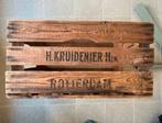 Stevig houten vintage krat (L 58x B 39), Ophalen, Zo goed als nieuw, 50 tot 100 cm, Minder dan 50 cm